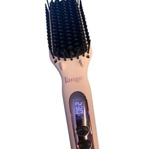 L'ange Le Vite Hair Brush Straightener Pink Blush Lange Thermal Ion Ceramic EUC